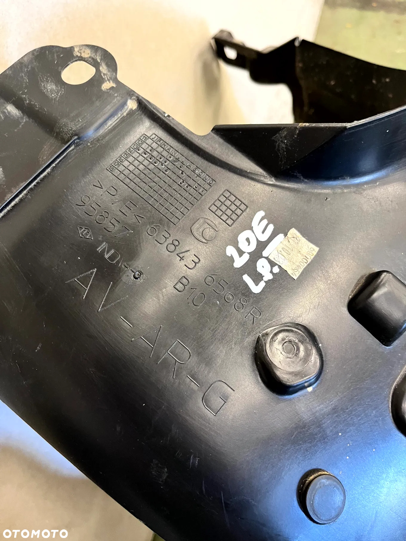 RENAULT ZOE I 12-19 NADKOLE LEWY PRZÓD LEWE PRZEDNIE ORYGINAŁ NIEUSZKODZONE 638455277R 638436568R - 3