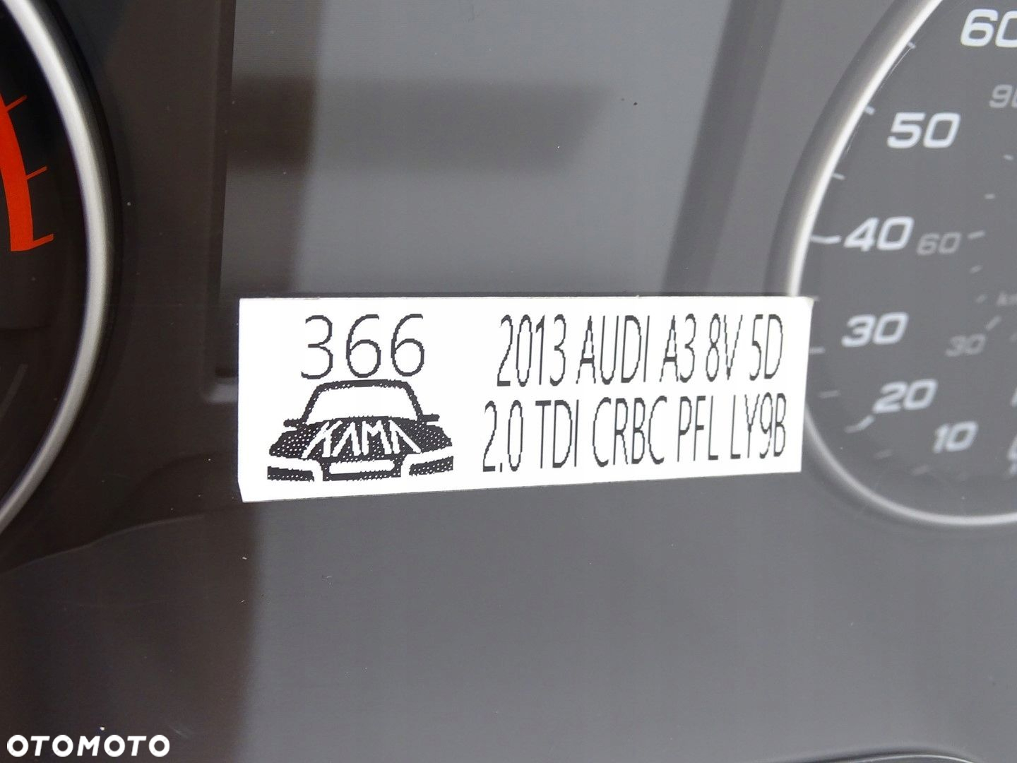 LICZNIK ZEGAR ZEGARY AUDI A3 8V 2.0 TDI CRBC CRB 8V0920960A - 5