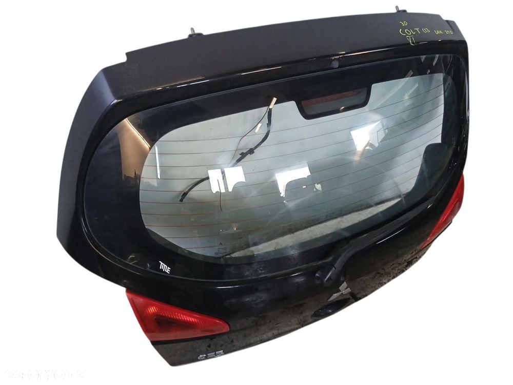 KLAPA TYLNA SZYBA 21D MITSUBISHI COLT VI CZ3 3D KLAPA TYLNA SZYBA COLT VI - 3