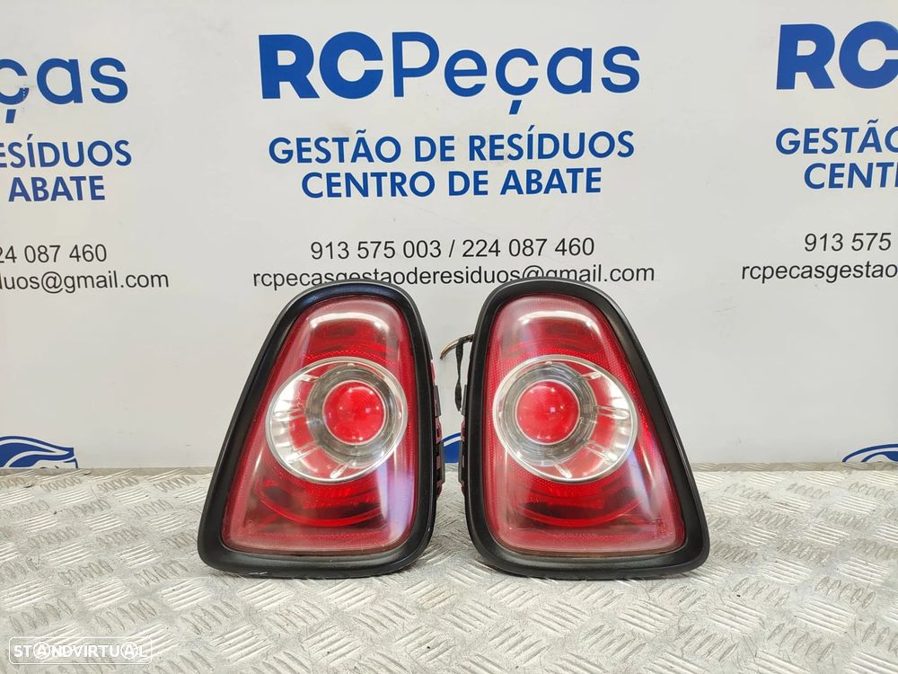 Farolins Tras Traseiros Esquerdo Direito Original LED BMW Mini R56 LCI Facelift Cooper One S SD D 7255911 7255912 2009 - 2015