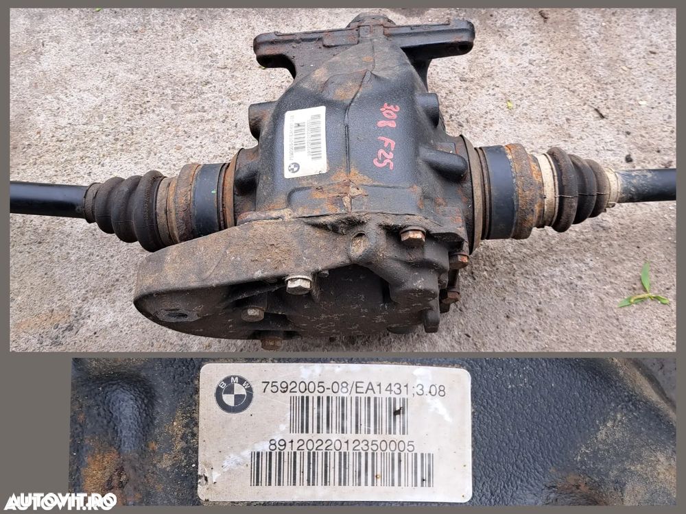 Grup diferential spate raport 3.08 Originale BMW X3 F25 X4 F26 - 1