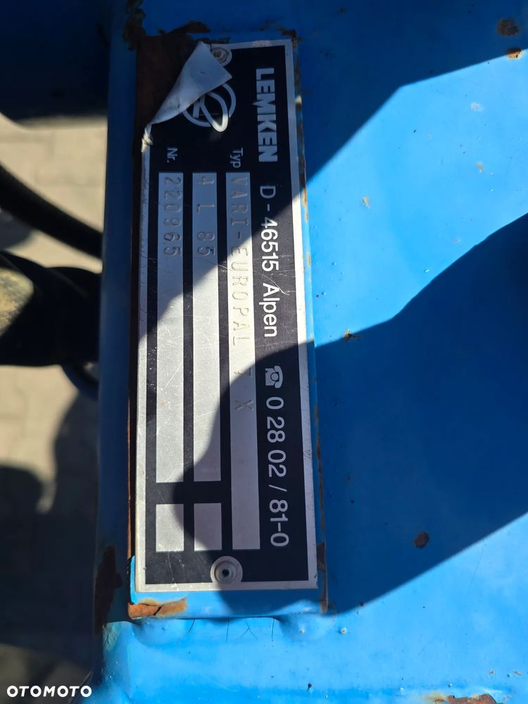 Lemken Vari-Europal 7X - 7
