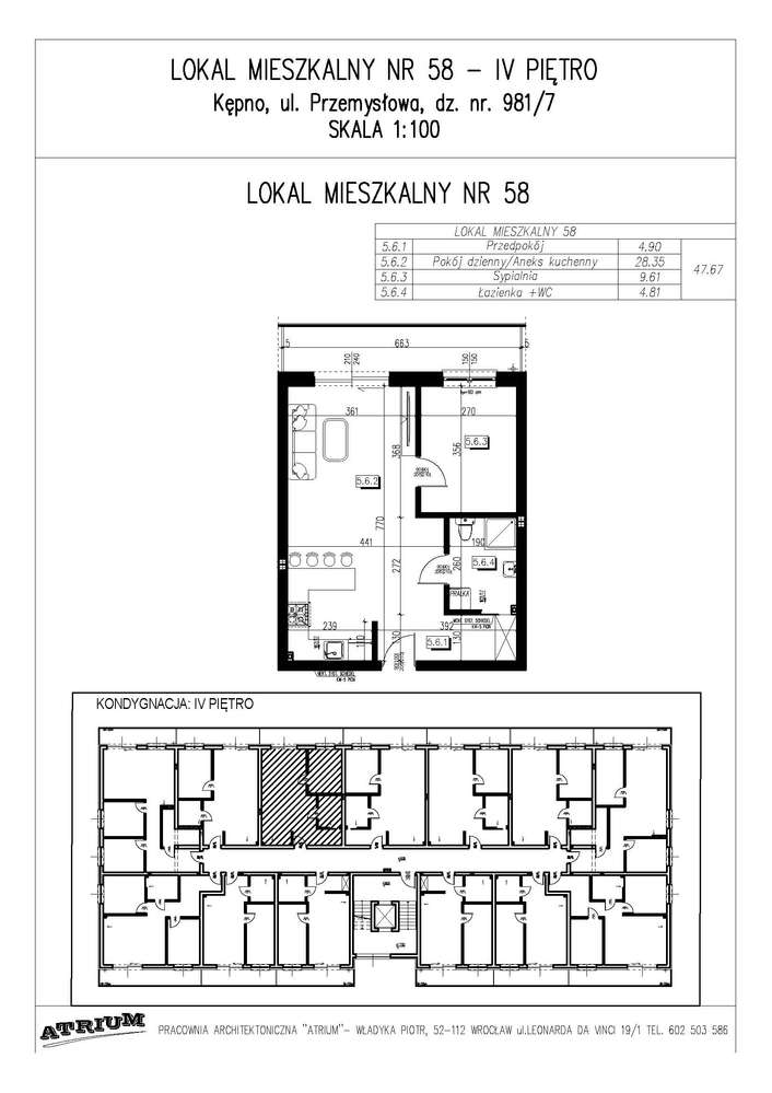 Osiedle Lawendowe 2 pokoje pow. 47,67 m2