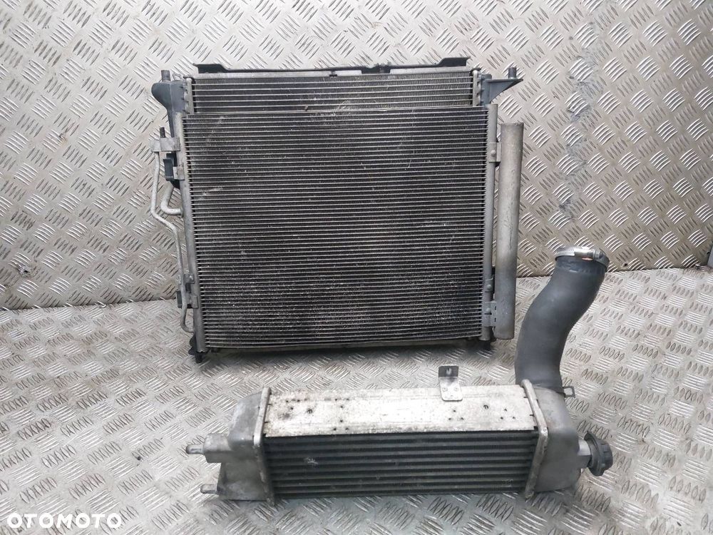 CHŁODNICE KOMPLET + WENTYLATOR KIA CEED I 97606-1H600 28270-2A610 - 4