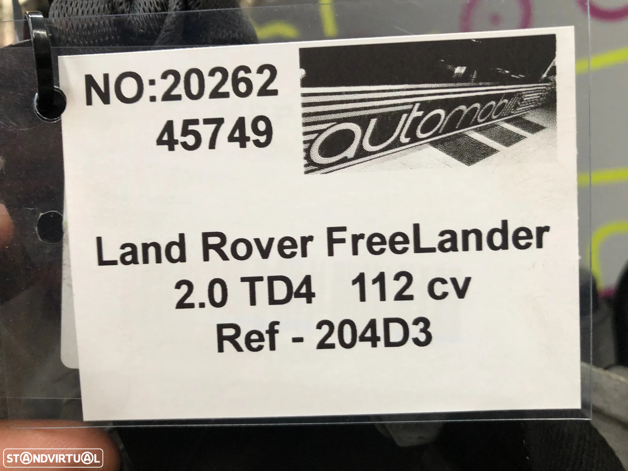 Motor Land Rover FreeLander 2.0 TD4 Ref. 204D3  -  NO. 20262 - 13