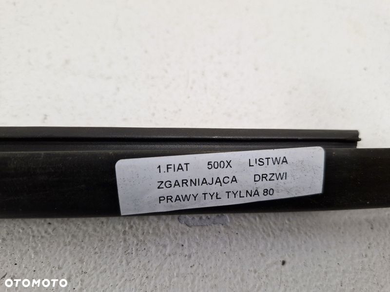 fiat 500x listwa zgarniająca drzwi prawy tył tylna - 5