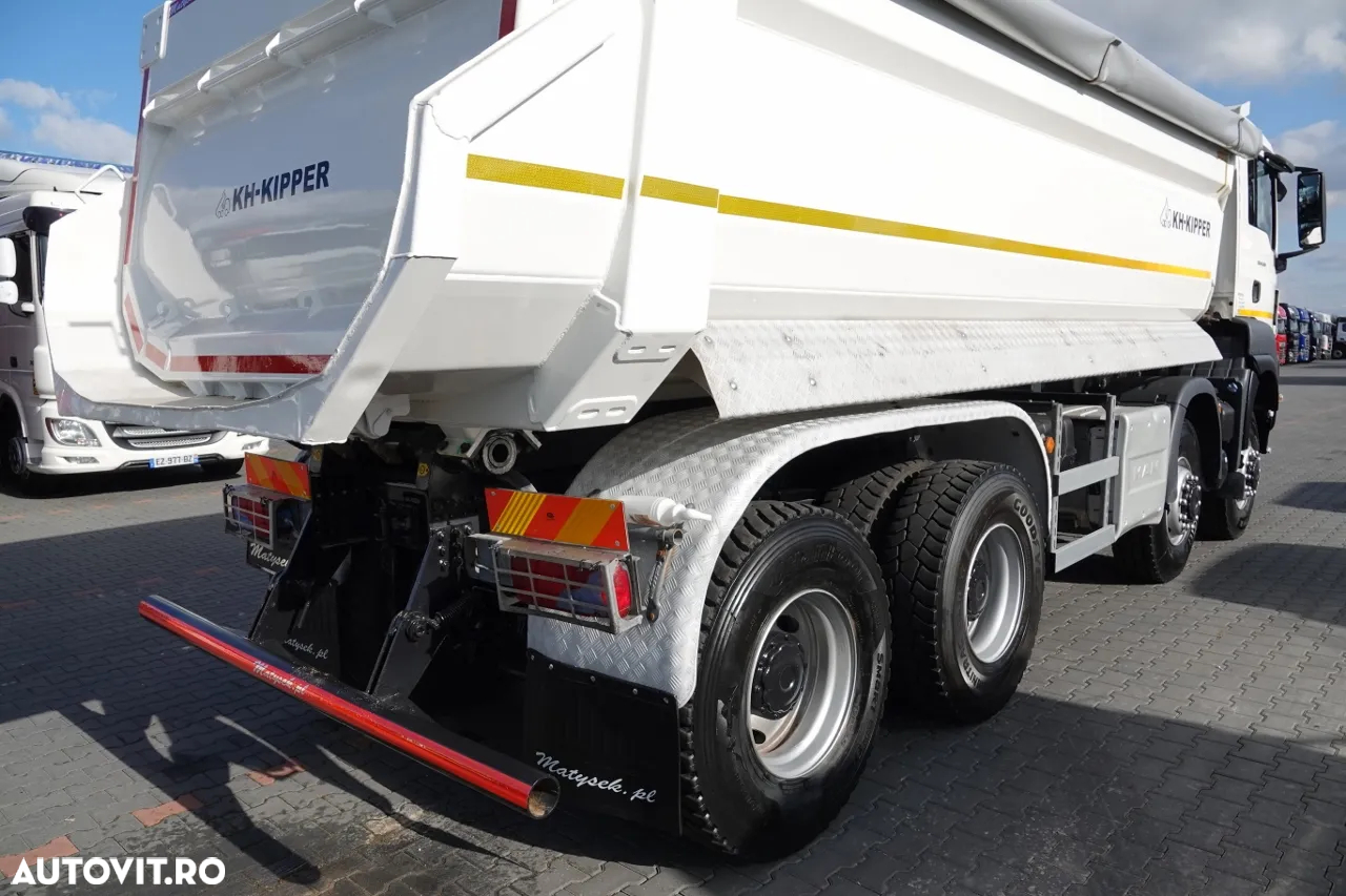 MAN TGS 41.460 / 8x8 / REAR TIPPER / MANUAL / KH-KIPPER / EURO 6 / 2019 YEAR - 17