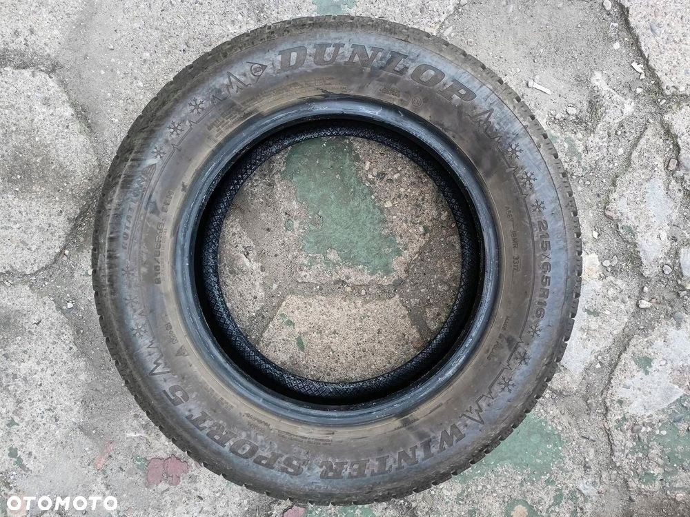 215/65R16 Dunlop Winter Sport 5 opona pojedynka zima 8,8mm - 4