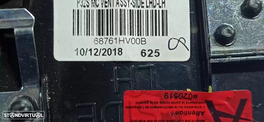 VENTILADOR FRONTAL ESQUERDO NISSAN QASHQAI II TODO TERRENO, FECHADA 2019 -68761H... - 1