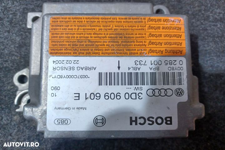 Calculator airbag 3D0909601E Volkswagen VW Touareg generatia 1 7L [20 - 4
