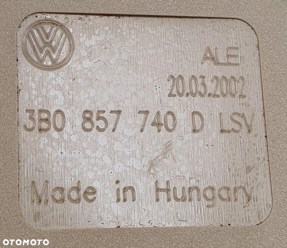 ZAPINKA PASA PRAWY TYŁ VW PASSAT B5 3B0857740D - 4