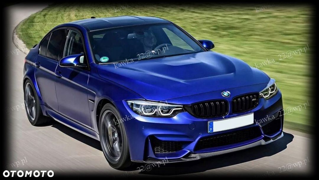 BMW 3 F80 F82 M3 DOKŁADKA ZDERZAKA PODKŁAD WZÓR CS - 8