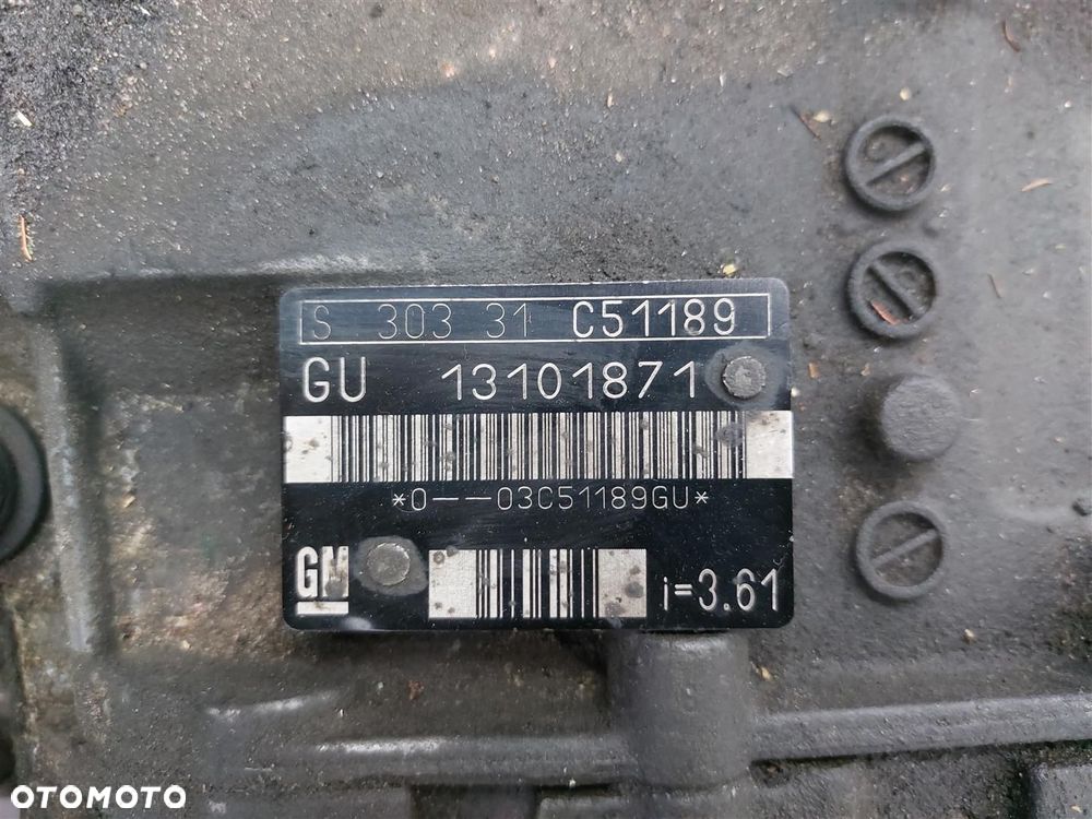 Skrzynia biegów Manualna Opel Signum VECTRA C 2.2DTI 125KM 13101871 C51189 - 10