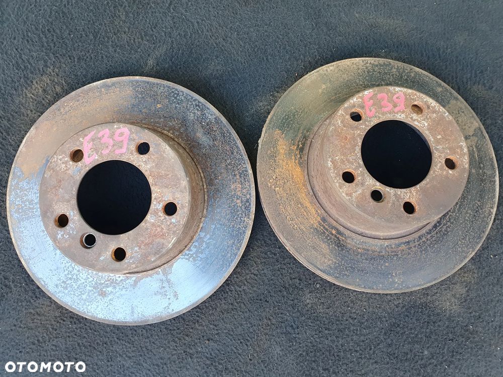 TARCZE PRZÓD KOMPLET 2 SZT ŁADNE BMW E39 2.5 TDS - 1