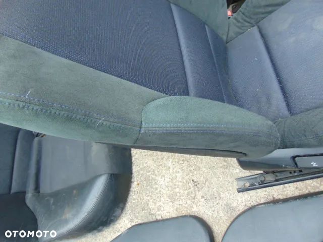 BMW 3 e46 EUROPA kom8i sedan przód siedzenie  fotel fotele przednie alcantara wzór m pakiet sportsitze LUX czytaj opis - 10