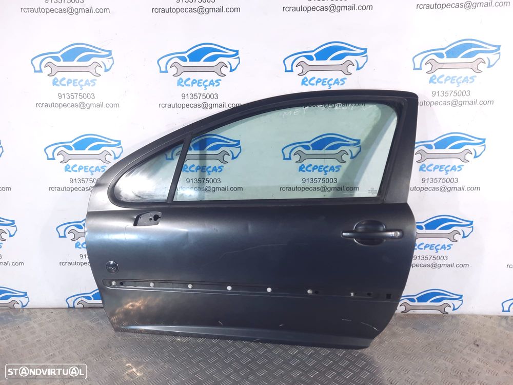 PORTA PORTAS FRENTE FRONTAL ESQUERDA PEUGEOT 207 WM 3 PORTAS 9002AN FECHO ELEVADOR MOTOR PUXADOR VIDRO RETROVISOR RETROVISORES - 3
