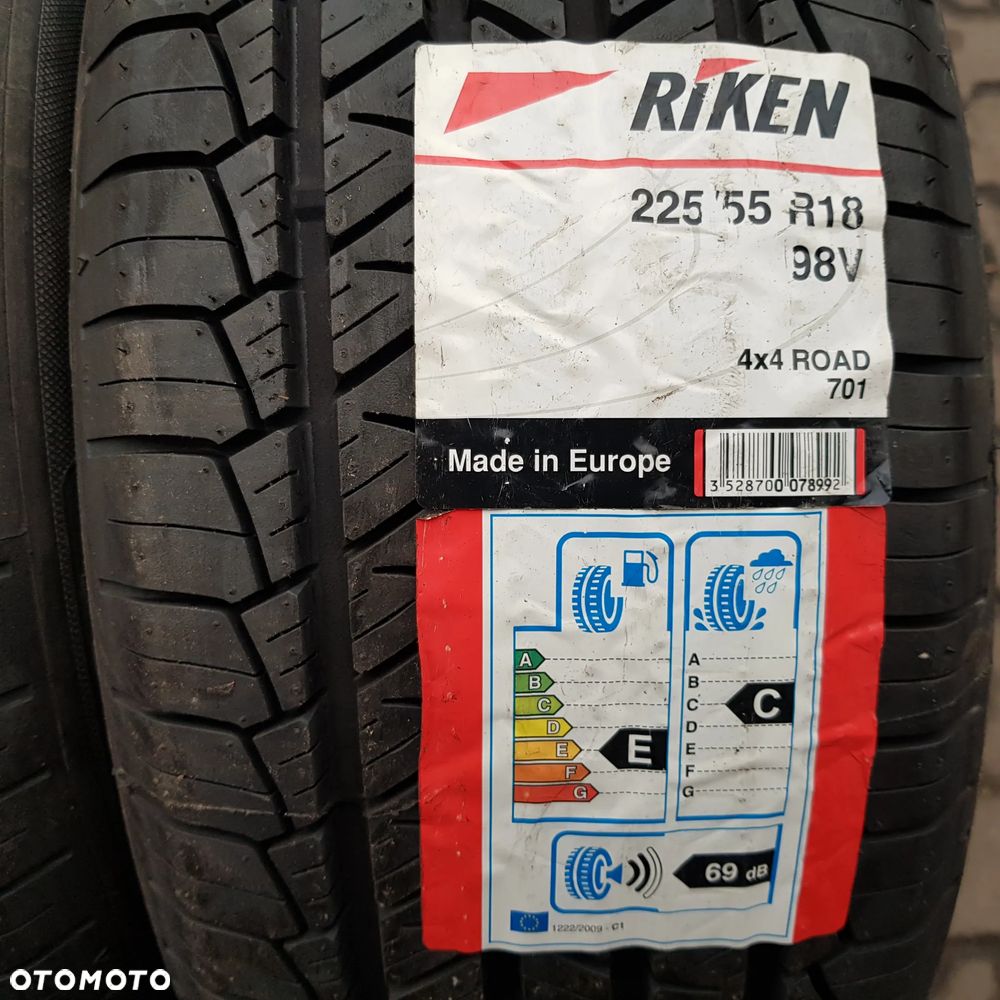 4x 225/55R18 Riken 4x4 Road Nowy komplet opon letnich Poznań - 2
