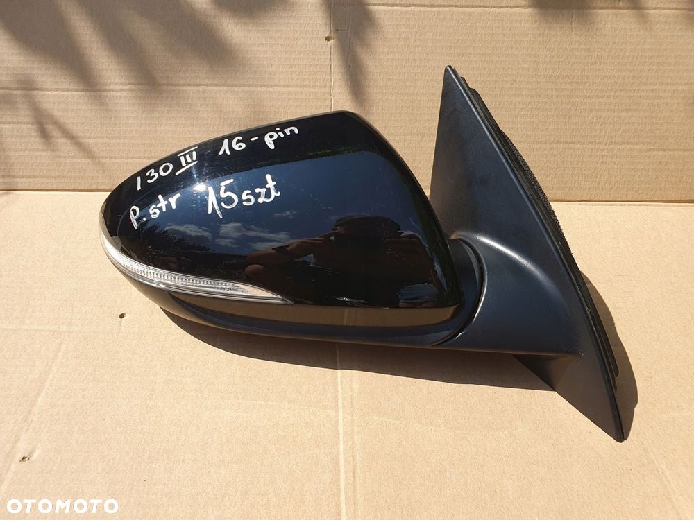 HYUNDAI I30 III LUSTERKO ZEWNĘTRZNE PRAWE 16 PIN ASYSTENT - 1