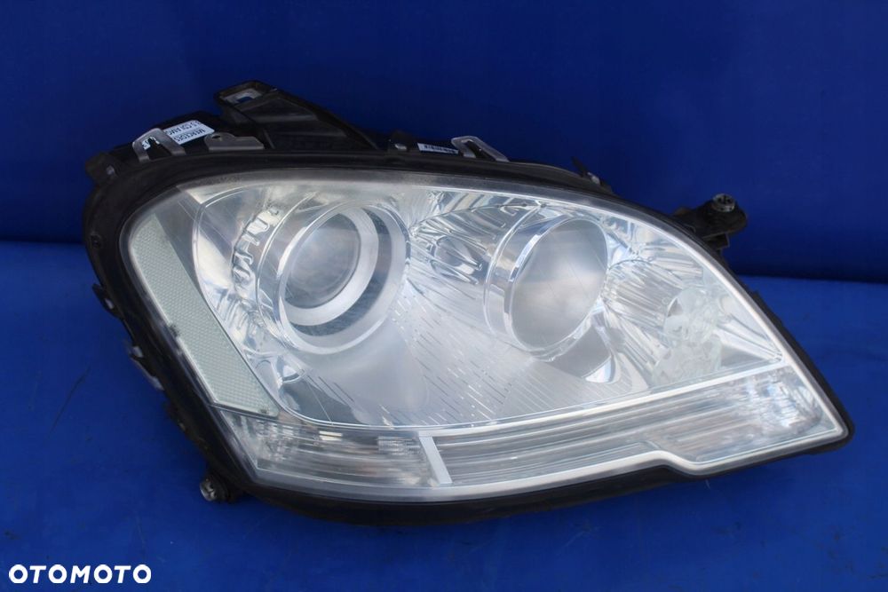 Reflektor prawy kompletny H7 lampa prawa OE Mercedes W164 ML Lift Anglik - 2
