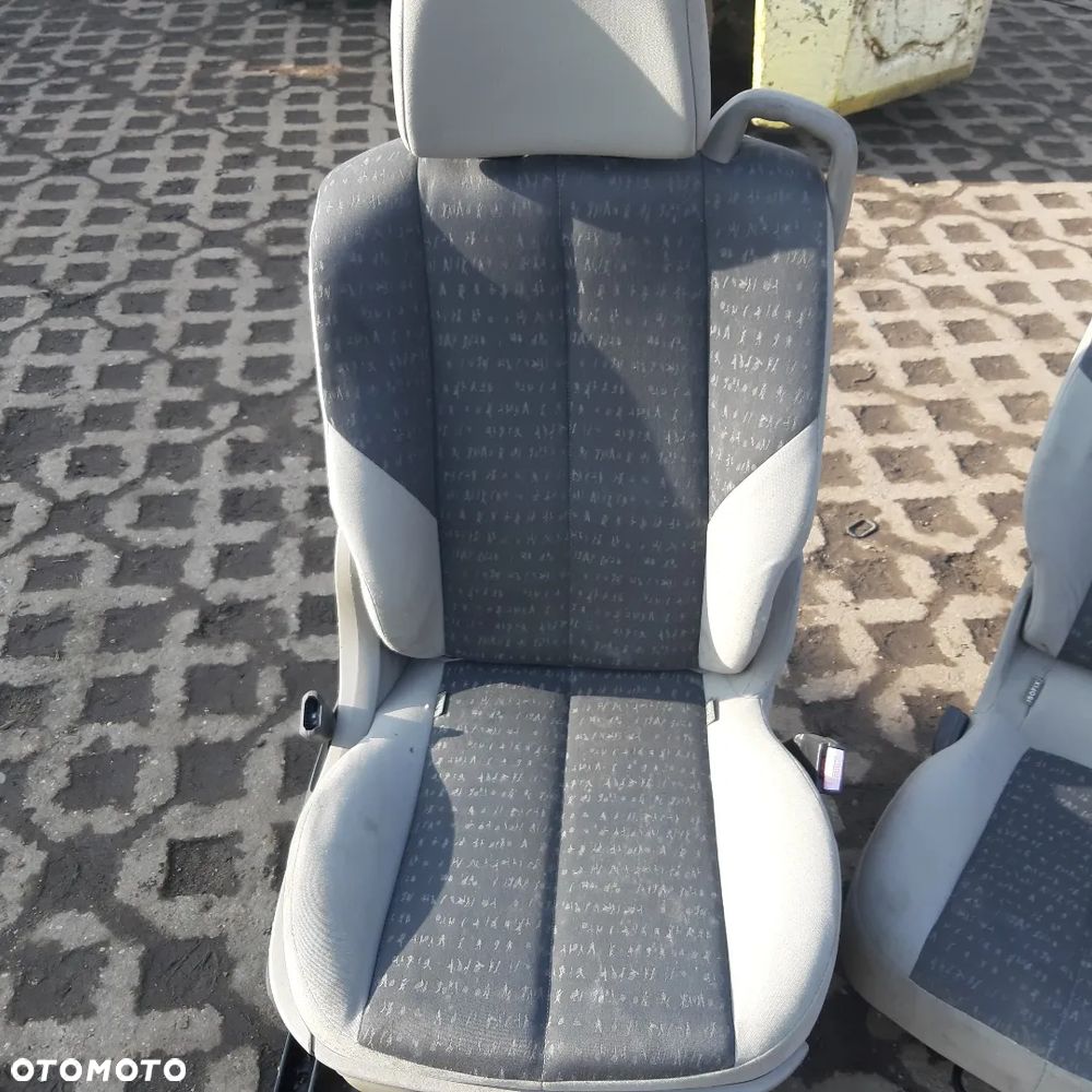 Fotele Przód Tył Scenic II 2 Jasne EU - 5