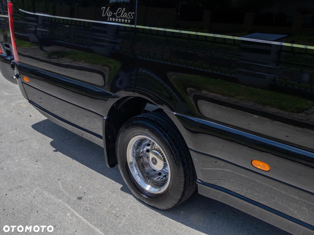 Mercedes-Benz SPRINTER 3.0 V6 / AUTOBUS 21-MIEJSC / ZABUDOWA MERCUS + PLECAK / AUTOMAT / TV + LODÓWKA / FULL WERSJA / ZNIKOMY PRZEBIEG 70 TYŚ KM! / STAN FABRYCZNIE NOWY! - 7