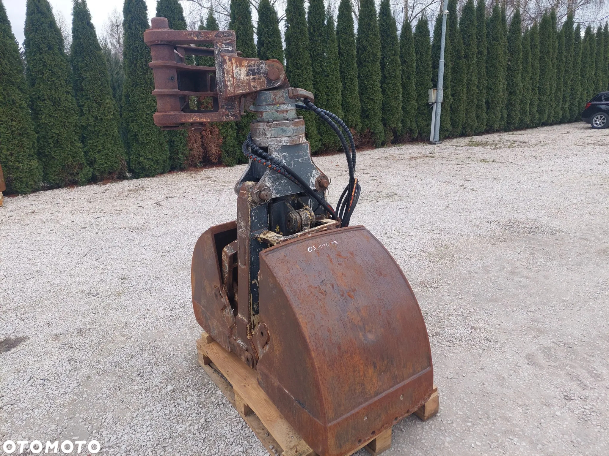 Łyżka chwytakowa, chwytak obrotowy rotor rotator koparki na szybkozłącze Nado SK 15 20 Komatsu PW PC 130 138 140 148 160 180 210 - 6