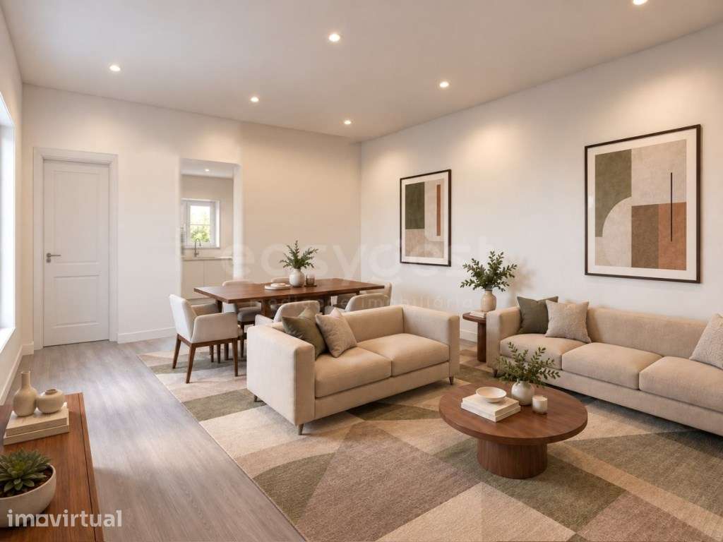 Moradia em banda T2 com 2 WC totalmente remodelada em Canha, Montijo - Grande imagem: 3/8