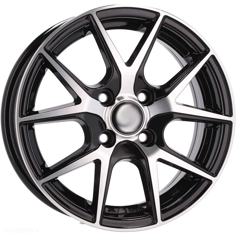 4x Felgi 14 4x100 m.in. do RENAULT Clio TOYOTA Yaris KIA RIO OPEL Adam SKODA Citigo - B1795 - 7