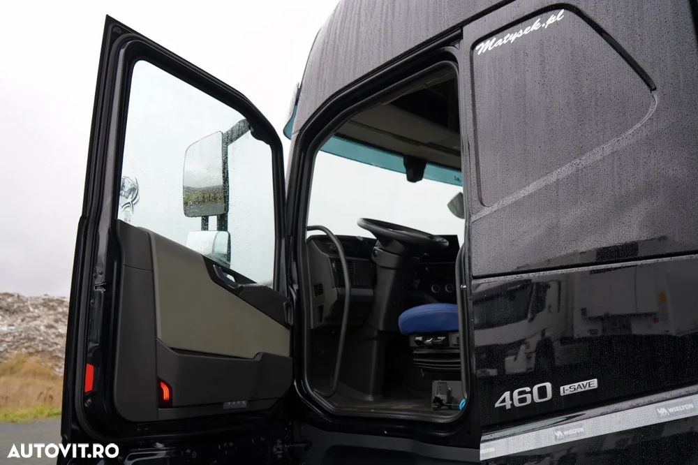 Volvo FH 460/ 6x2 / CORTINĂ - 7,7 m / ACOPERIȘ RALĂTIBIL / I-SAVE / AER CONDIȚIONAT PARCARE / DIRECȚIE AXĂ RALĂTIBILĂ / - 23