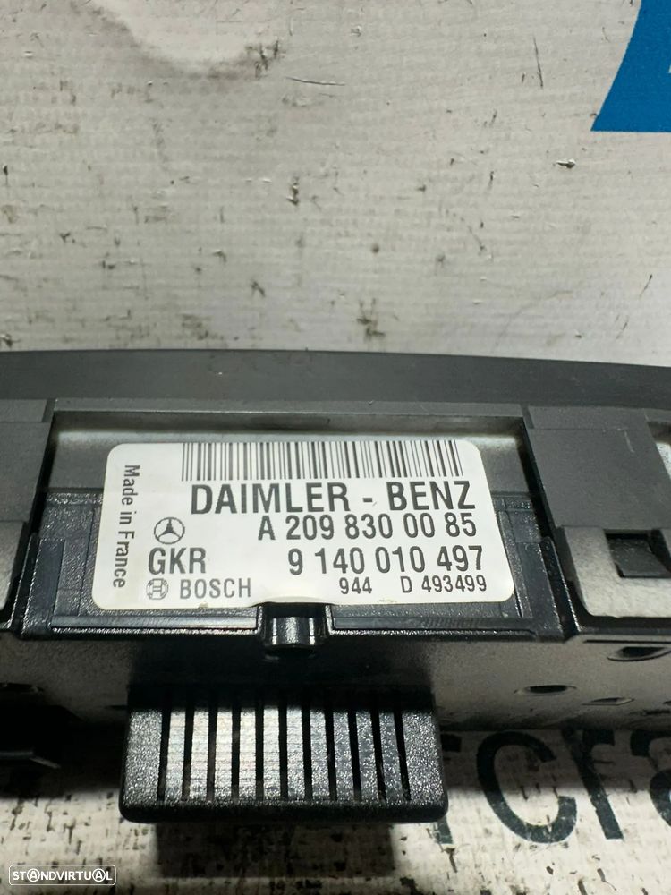 .Display Sofagem Climatronic Digital AC Ar Condicionado Mercedes Benz A2098300085 2000 - 2007 - 8