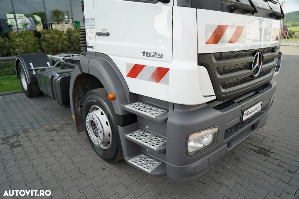 Mercedes-Benz AXOR 1829 / RETARDER / ȘASIU PENTRU CAROSERIE / 4 M / EURO 5 - 11