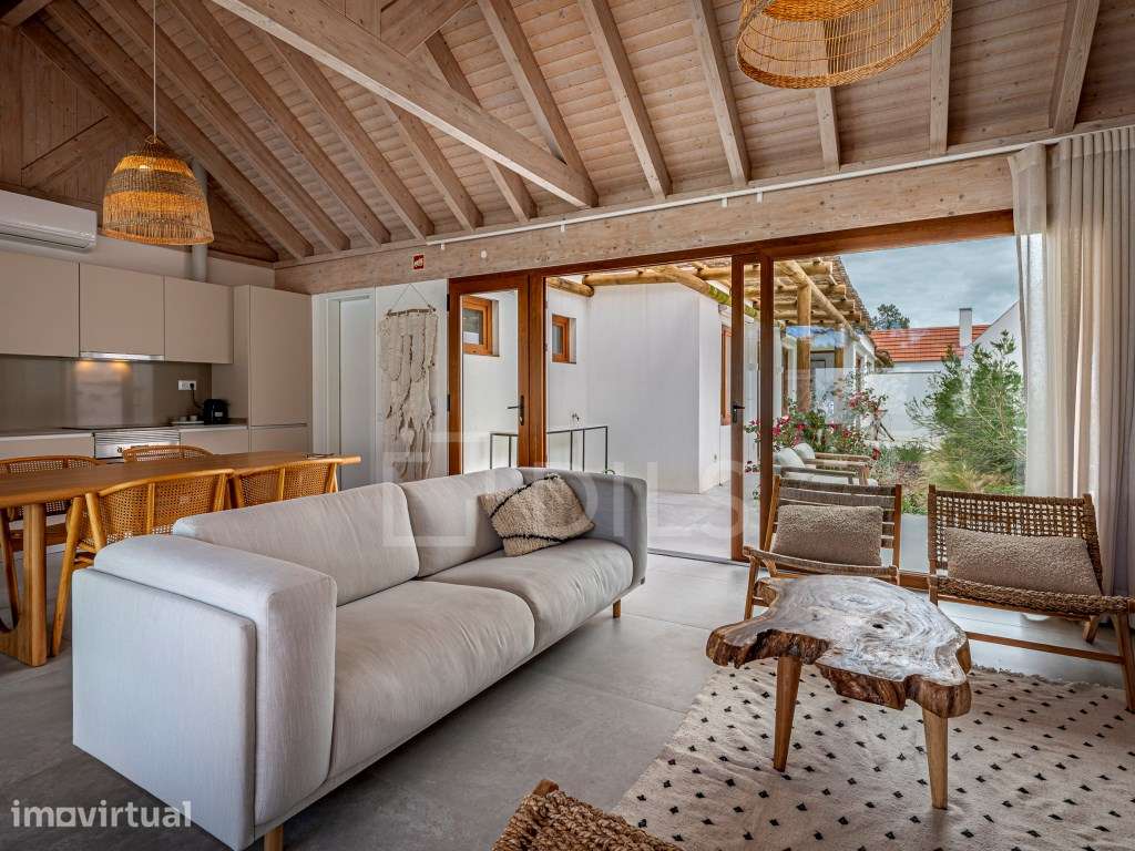 Moradia T3, nova, com jardim privativo e deck exterior, na Comporta - Grande imagem: 2/26