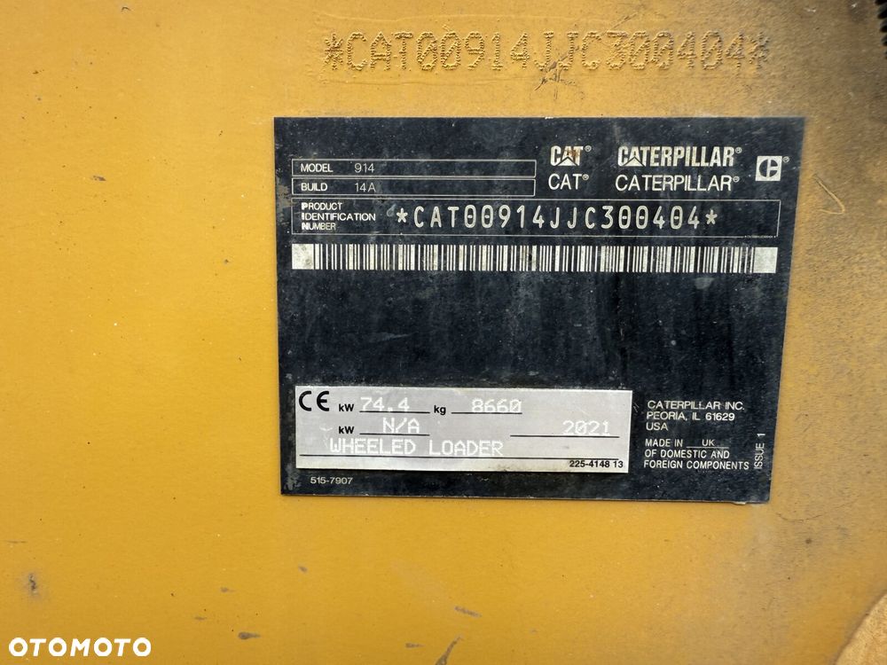 Caterpillar 914 14A ŁADOWARKA KOŁOWA - 14