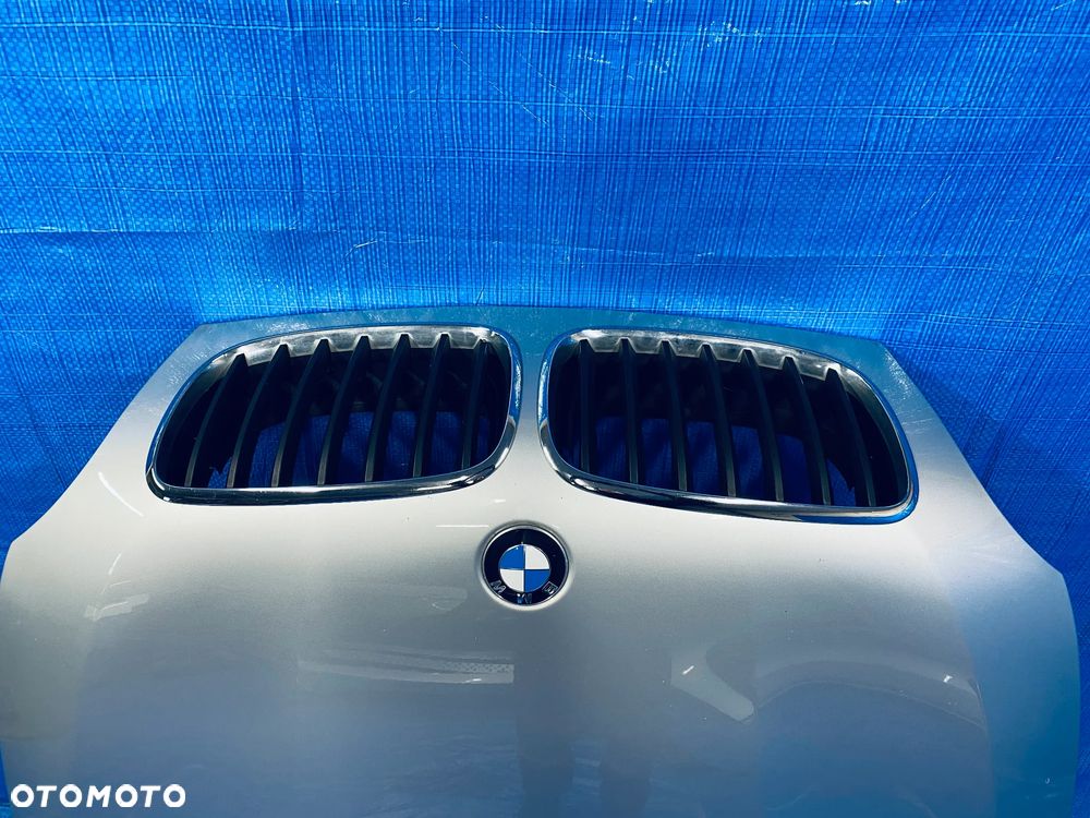 MASKA POKRYWA SILNIKA GRILL BMW X5 E70 X6 E71 LIFT ; SREBRNA LAKIER TITANSILBER 354/7 ORYGINAŁ - 13