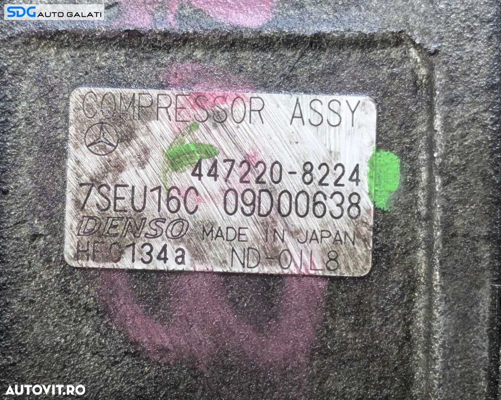 Compresor AC Aer Conditionat Clima Mercedes ML W163 2.7 CDI 1997 - 2005 Cod 4472208224, 447220-8224, 7SEU16C, HF0134A [LR3319] - 7
