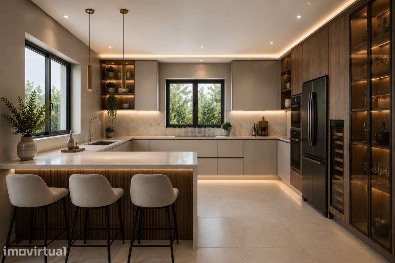 Luxuosa Moradia em Construção na Charneca de Caparica, Almada - Grande imagem: 2/10