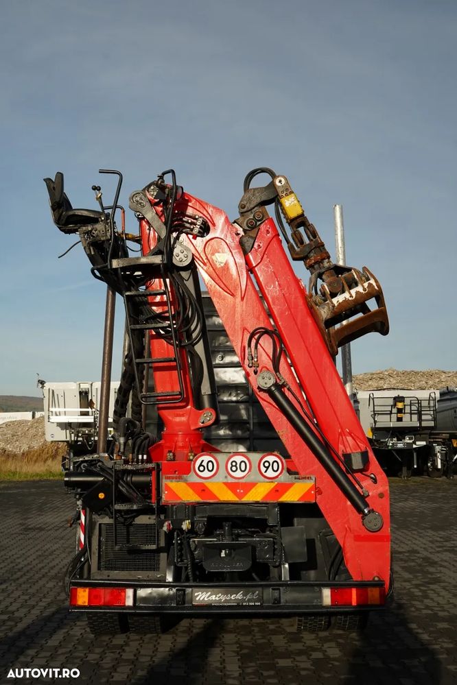 Iveco STRALIS 560 / 6X4 / PENTRU LEMN / PENTRU COPACI / PENTRU PĂDURE / REMORCĂ PALFINGER EPSILON / CAPACITATE DE RIDICARE - 5.250 KG - 15