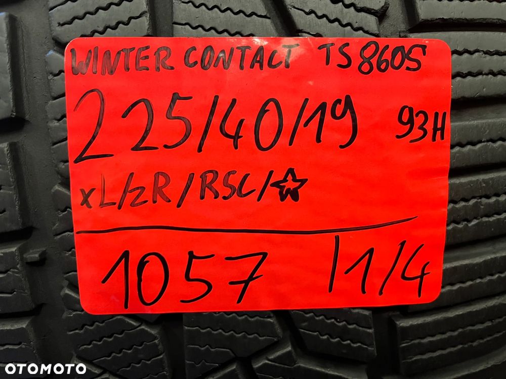 Continental 225 40 19 + 255 35 19 Winter Contact TS860S Run Flat RSC Zima 4szt. - 5