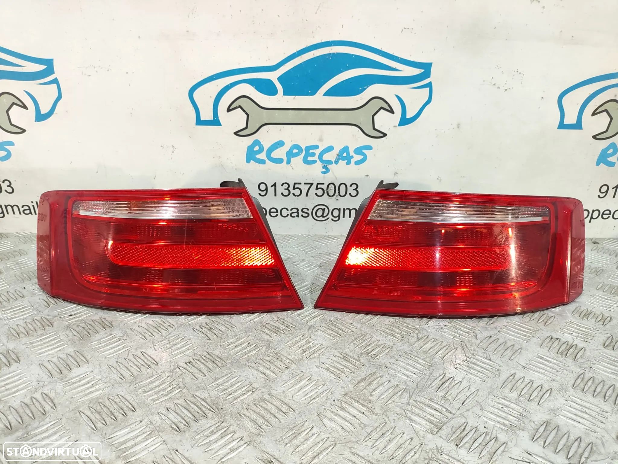 Conjunto Farolins Audi A5 8T 8T0945095 8T0945096 - 1