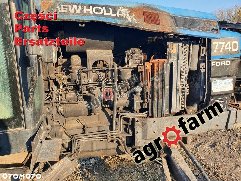 Ford 8240 części, skrzynia biegów, silnik, most - 4