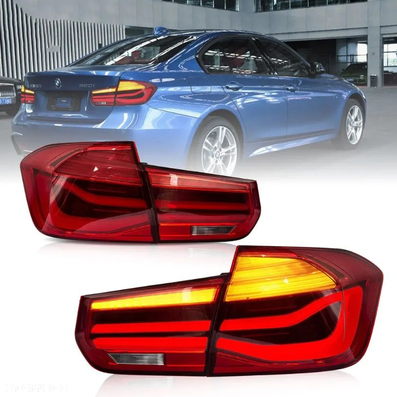 Lampy tyl kpl Led Bar Neon Diodowe Dynamiczne DTS Tuning Bmw 3 f30 11- 15- - 4
