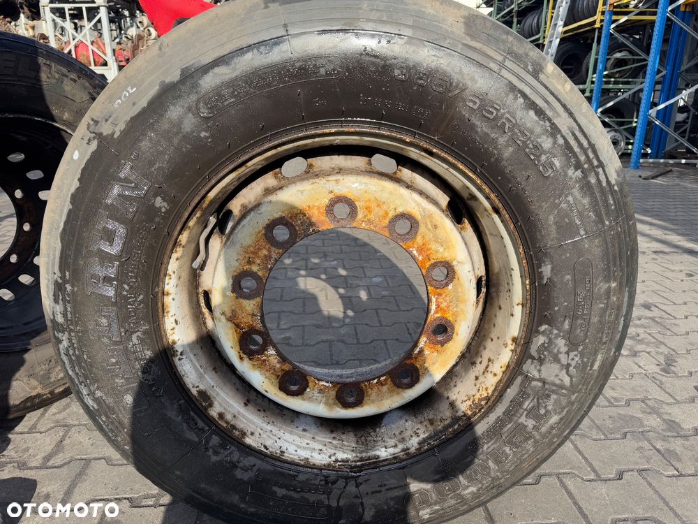 Kompletne koło naczepowe, felga, opona Fullrun 385/55 R22,5 - 1