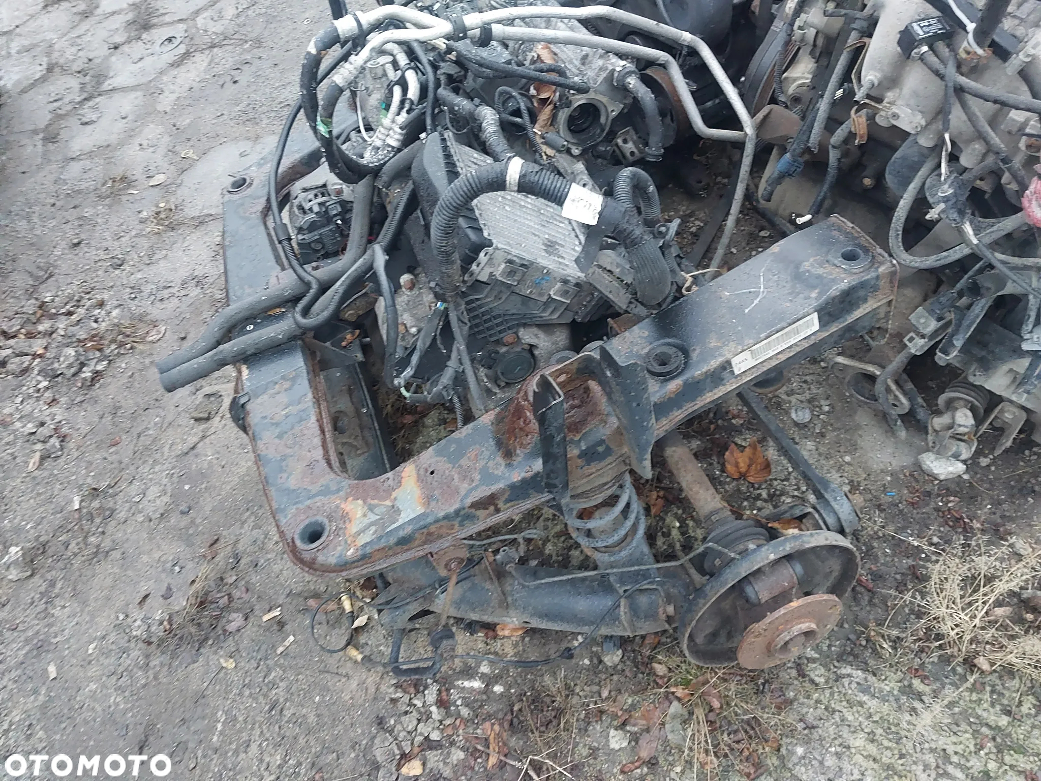 Silnik na części Smart ForTwo For2 0.8 CDI diesel głowica pokrywa blok łapa sanki trawers skrzynia biegów automat półoś zwrotnica - 4
