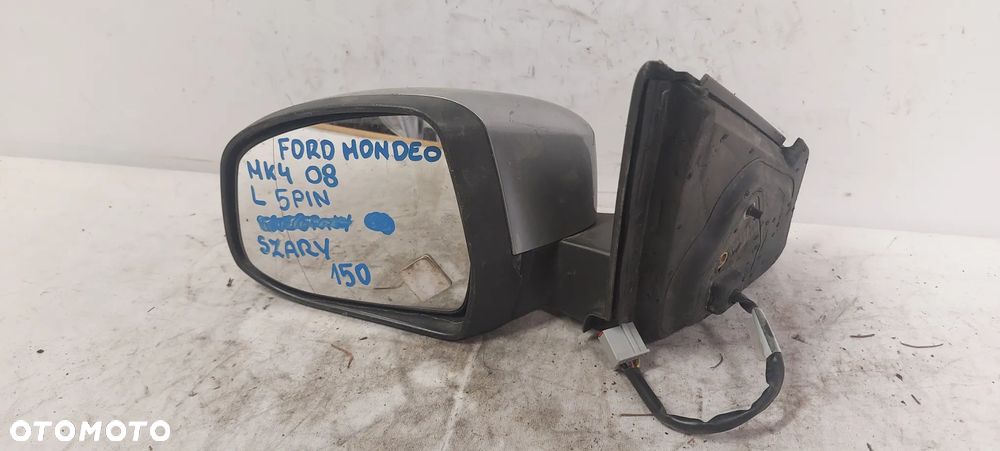 .  LUSTERKO ELEKTRYCZNE FORD MONDEO MK4 LEWE 5PIN SZARE - 1