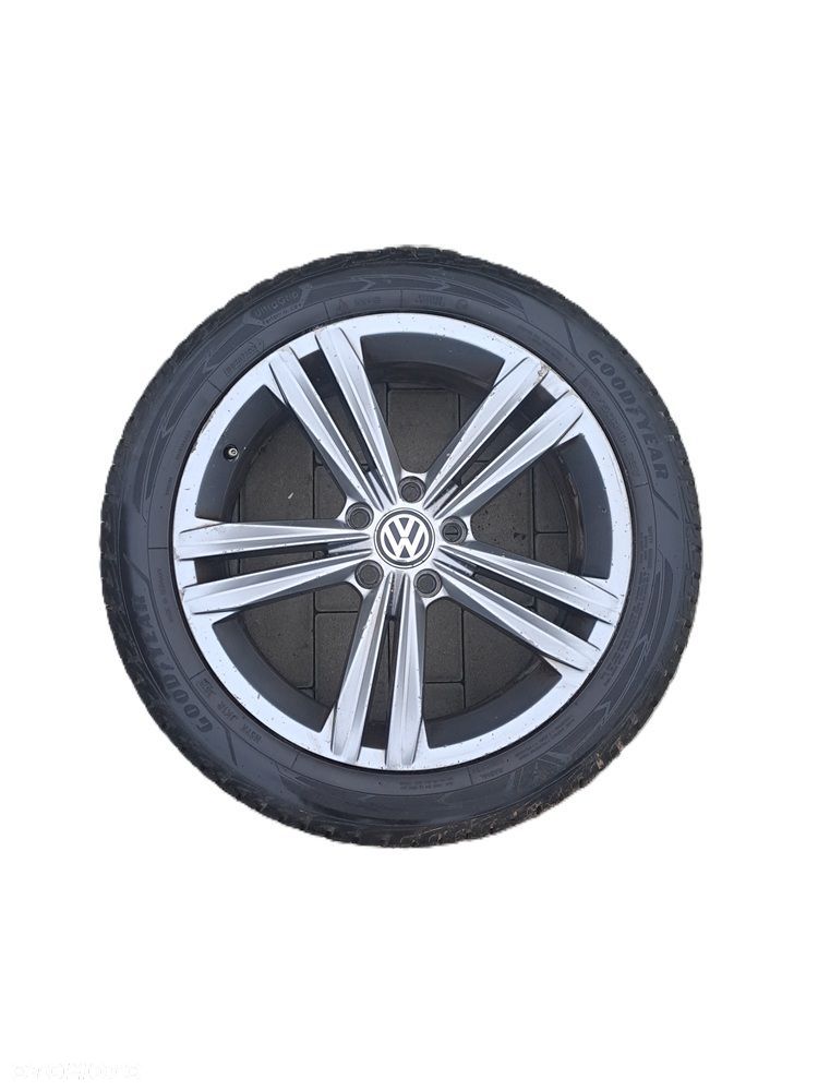 vw t-roc koło felga opona r-line 215/50/18r 2ga601025g - 1