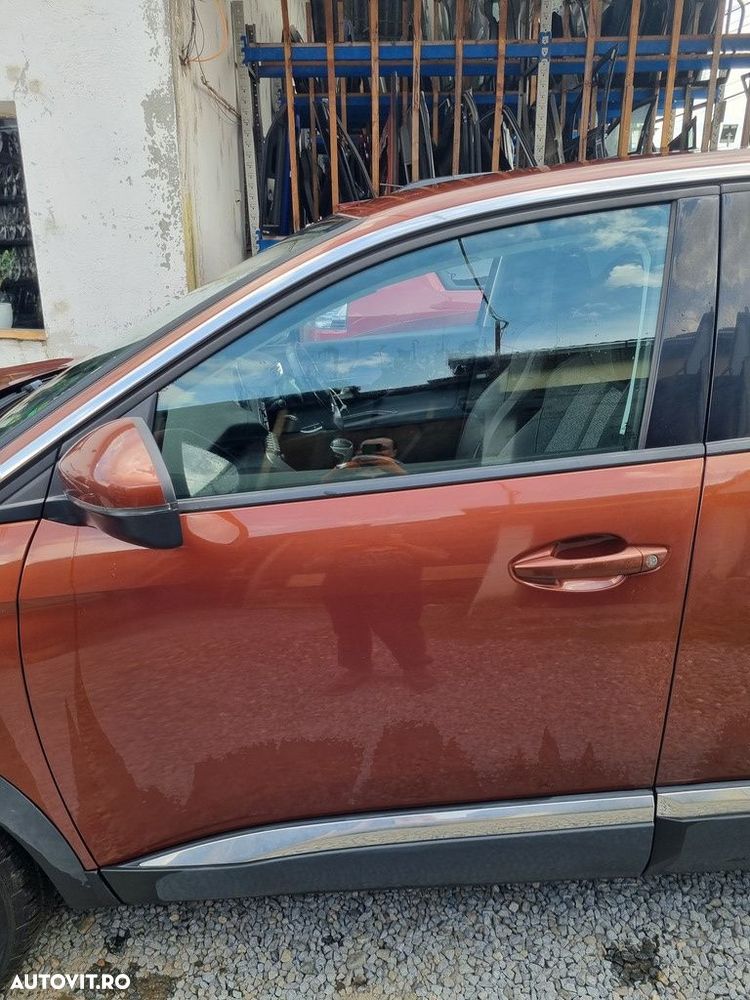 Usa Stanga Fata Peugeot 3008 II 2016 - 2020 SUV 4 Usi Copper Braun Perleffekt ELG (1316) - 1