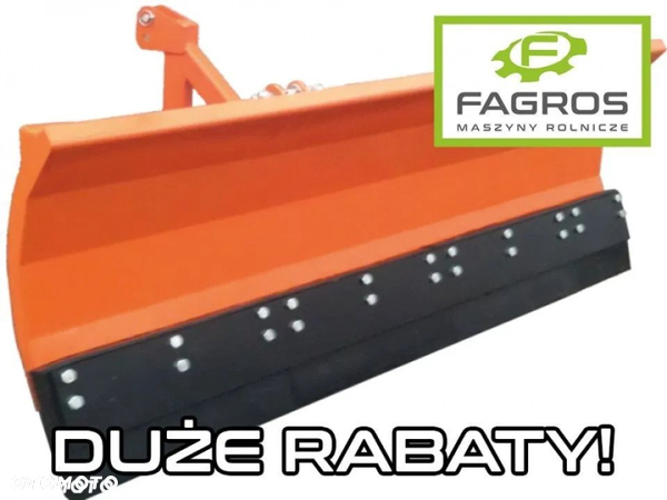 Pług śnieżny do śniegu PROSTY KOMUNALNY euroramka TUZ METAL TECHNIK 1,5m 1,56m 1