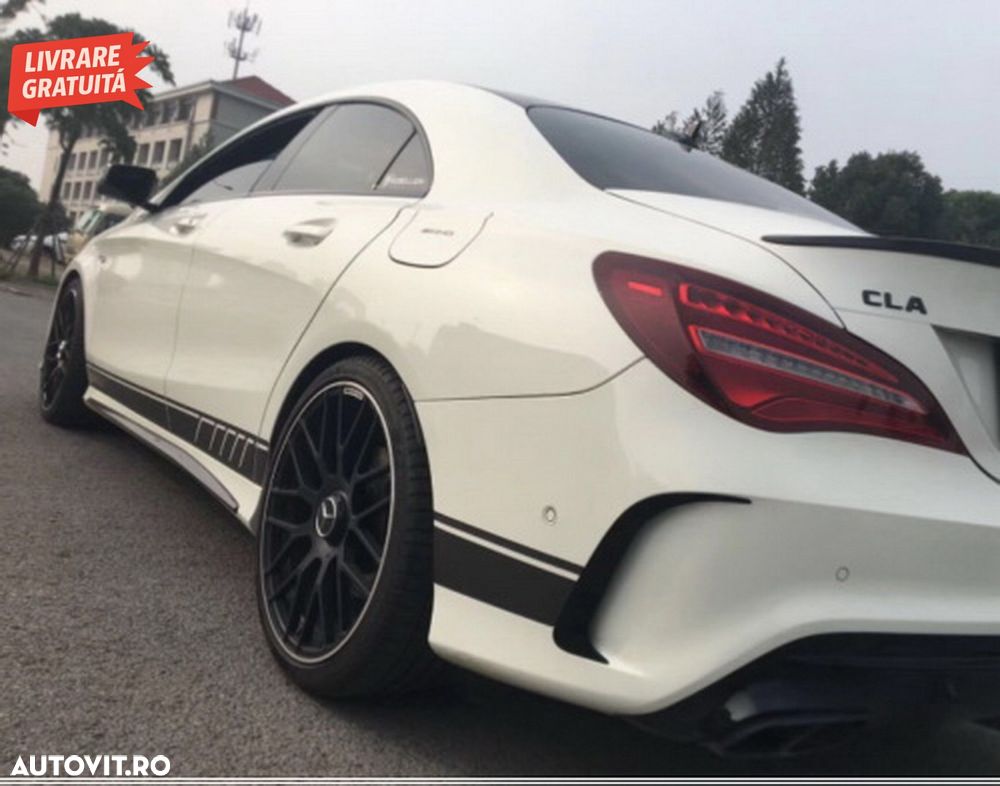Prelungiri Extensii Bara Spate Mercedes CLA W117 C117 X117 (2013-2018) CLA45 Desig- livrare gratuita - 5
