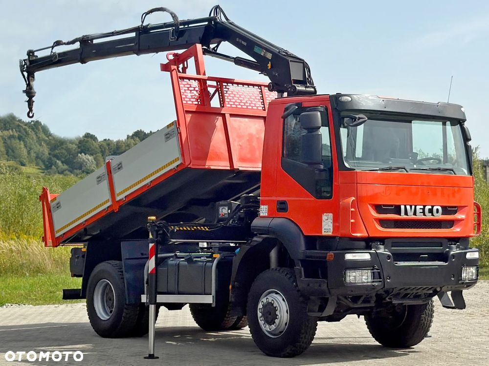 Iveco TRAKKER 190T36 * WYWROTKA 3,70 m *HIAB 111 E S-2 HIDUO /4x4 *STAN BDB - 2