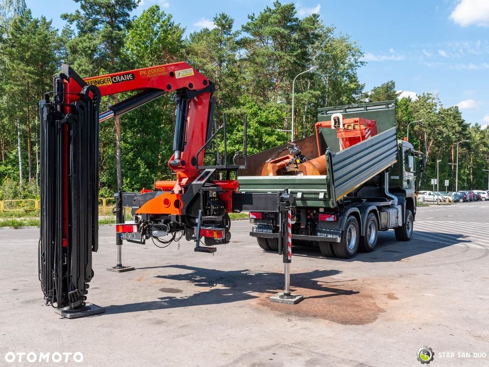 MAN TGS 35.480 6x6 PALFINGER PK 20002 HDS Chwytak Kosz Wywrotka - 25